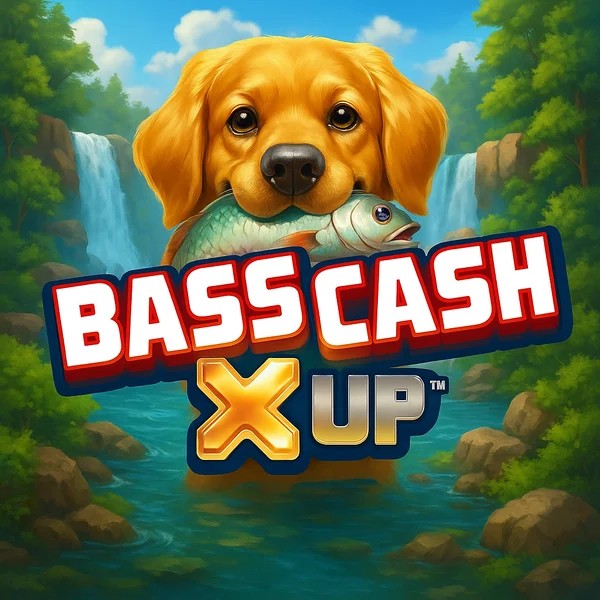 Bass Cash X UP logo by Alchemy Gaming at Wheel Of Fortune CasinoBass Cash X UP