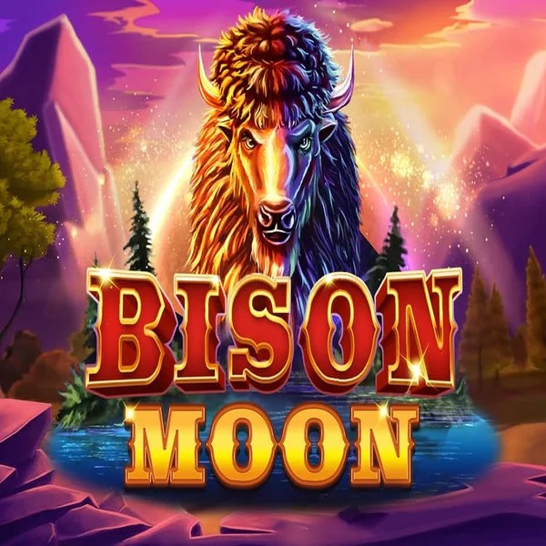 Bison Moon slot logo by Northern Lights Gaming at Wheel Of Fortune CasinoBison Moon