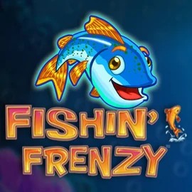 Logo of Fishin Frenzy from Blueprint Gaming at Wheel Of Fortune Casino