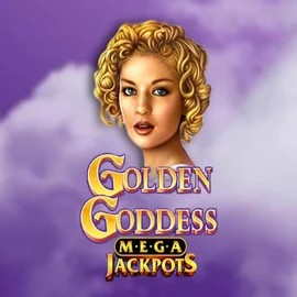 Golden Goddess Megajackpots logo by IGT at Wheel Of Fortune CasinoGolden Goddess Megajackpots