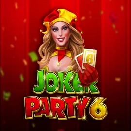 Joker Party 6 slot logo by Greentube at Wheel Of Fortune CasinoJoker Party 6
