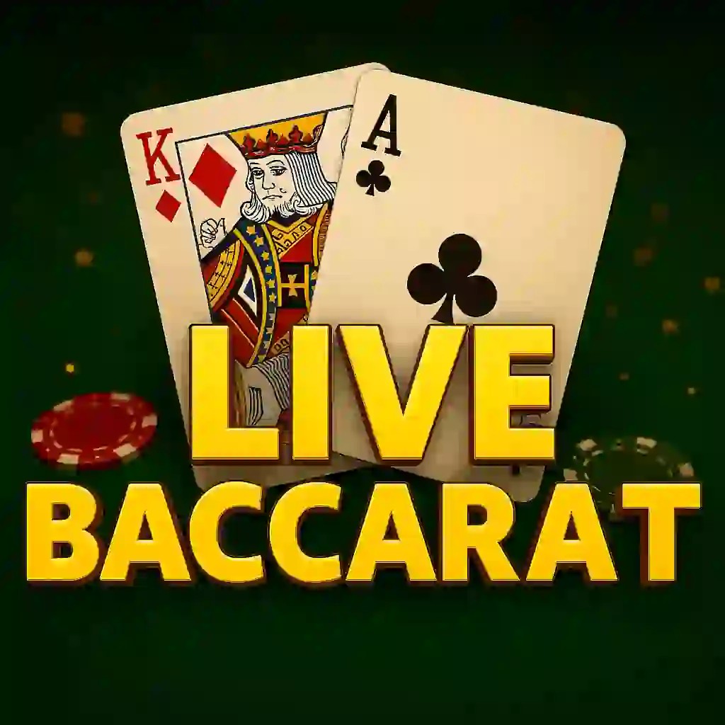 Live Baccarat logo – Live Casino by Evolution at Wheel Of Fortune Casino