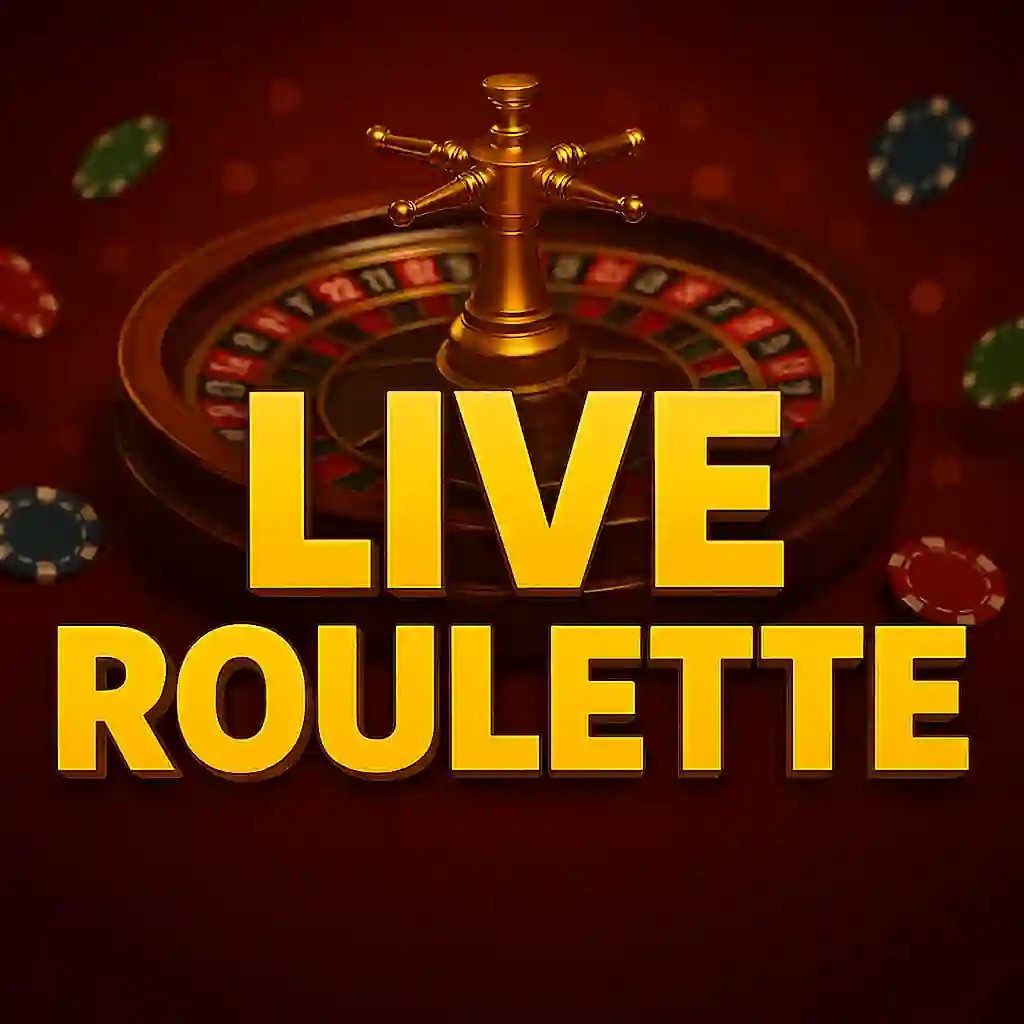 Live Roulette logo – Live Casino by Evolution at Wheel Of Fortune Casino